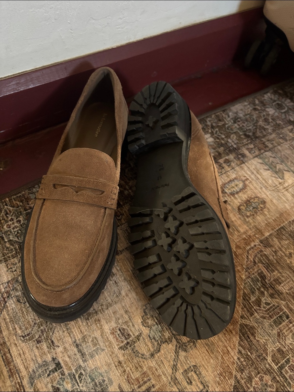 Reformation Agathea Chunky Loafer brown - Size 9.5 - Picture 6 of 8